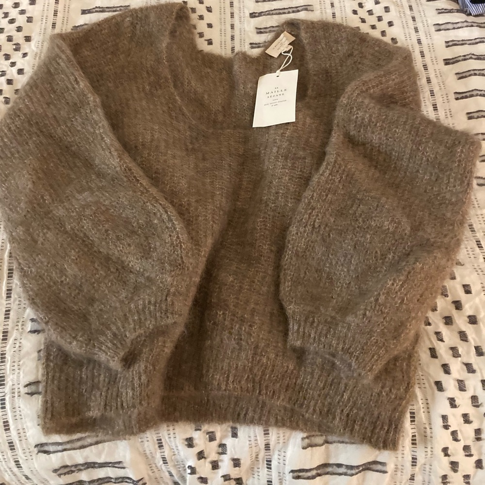 Sezane mohair sweater